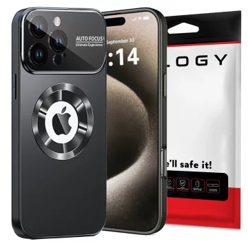 Apple iPhone 16 Pro Max Hülle Alogy MagSafe LuxeShield™ Hülle mit Linsenschutz für MagSafe Graphitschwarz