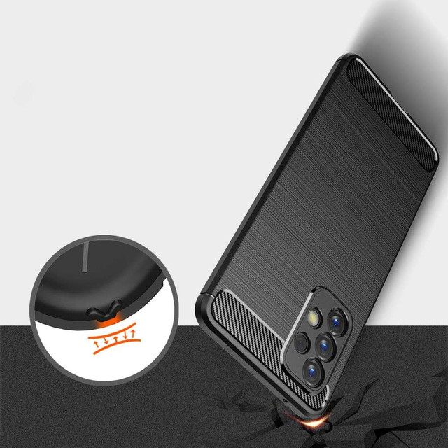 Etui Alogy Rugged Armor obudowa TPU für Samsung Galaxy A73 / A73 5G Carbon Black