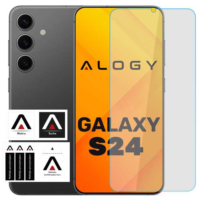 Tempered glass for Samsung Galaxy S24 with Screen Protector Pro 9H Alogy