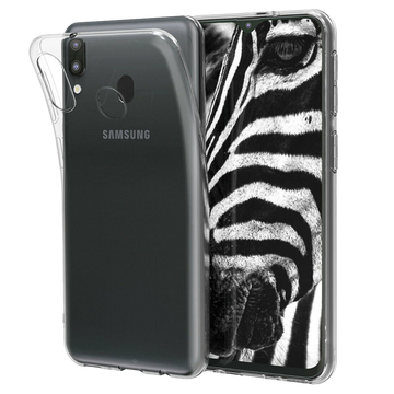 Alogy Silikonhülle Hülle für Samsung Galaxy M20 transparent
