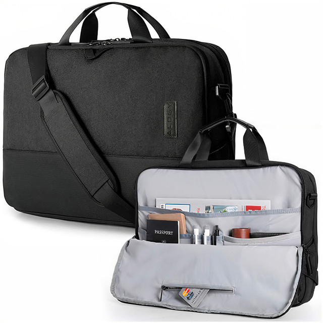 Alogy Outdoor Protective Travel Case Shoulder Bag for Laptop, MacBook Air Pro up to 15.6" Black