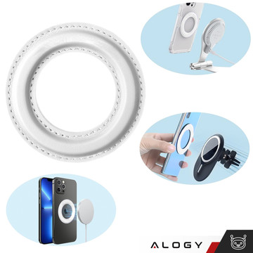 Univerzální magnetická deska Ring Holder pro MagSafe Magnetic Ring White