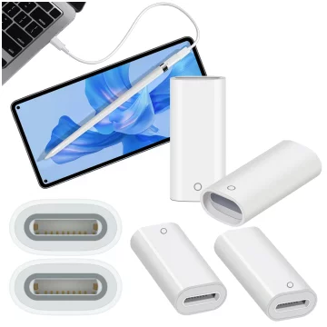 Alogy Magnetischer Stylus-Stift, Notiz- und Skizzenstift für Apple iPad Pro/Air/Mini, Weiß