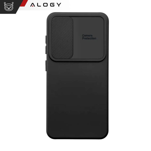 Case for Samsung Galaxy S24 Plus Armored Housing Protection Camera Cover Slide Camshield Case Alogy Black Glass