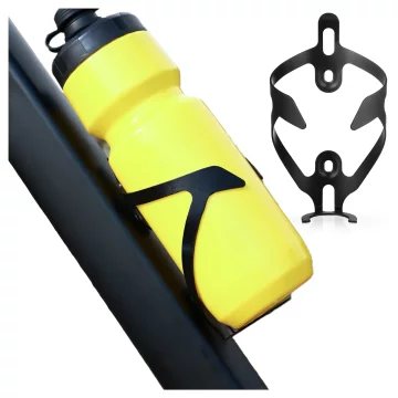 Držák na láhev s pitím a vodou, držák na láhev na kolo, univerzální, černý