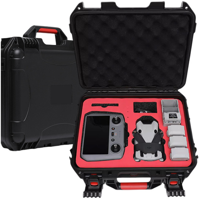 Tasche Tragetasche für DJI Mini 4 Pro, Mini 3 Pro, Mini 3 Cover Drone Case Alogy Controller Hard Case Schwarz