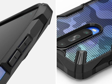 Ringke Fusion X Case for Xiaomi Redmi K30/ Poco X2 Camo Black Glass Alogy