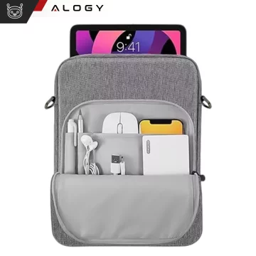 Alogy Laptop/ iPad Pro Air/ Tablet Bag 11-13 Inch Men's Women's Unisex Shoulder Strap Case Cover Pouch Gray