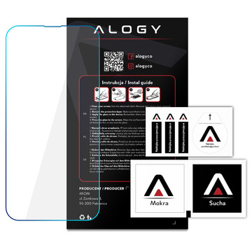 Panzerglas 9H Alogy Displayschutz für Apple iPhone 14 Plus / 14 Pro Max