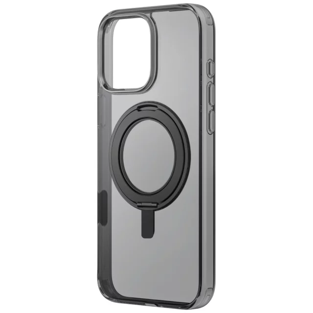 Etui UNIQ Swivix 360 Rotating Kickstand Czarny do iPhone 16 Pro Max