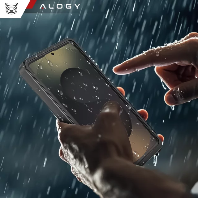 Etui Wodoodporne do Samsung Galaxy S25 Ultra Alogy HydroArmor™ IP68 Case z przezroczystym tyłem Pancerna obudowa 360