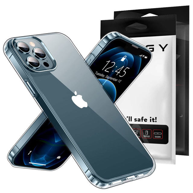 Protective case Alogy Hybrid Case Super Clear for Apple iPhone 12 Pro Max Transparent