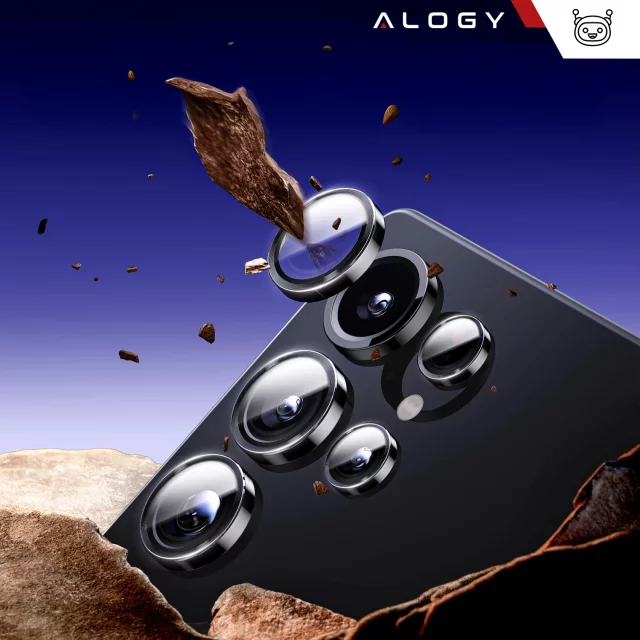 Sklo pro Samsung Galaxy S24 Ultra kryt objektivu fotoaparátu Objektiv fotoaparátu Alogy Lens Protector PRO Ochranný kryt