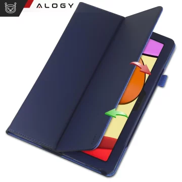 Pouzdro pro Lenovo Tab M11 10,95" TB330FU/TB330XU/TB331FC Stojan Kryt Tablet Flip Cover Pouzdro Alogy Navy Blue