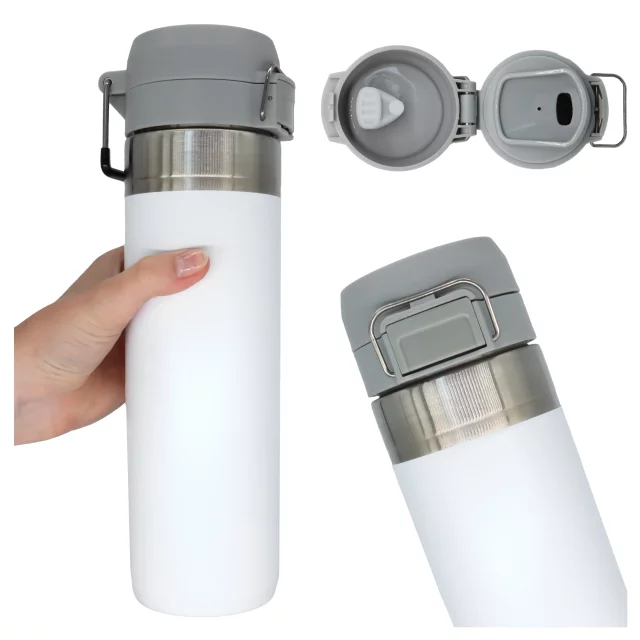 Stolní ventilátor stojící ventilátor malé oběhové čerpadlo s klipem bezdrátové ruční 500mAh USB-C Alogy White