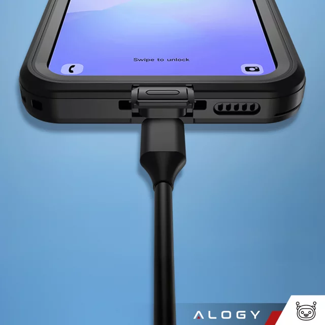 Wasserdichte Hülle für Samsung Galaxy A36 5G / A56 5G Alogy HydroArmor™ IP68 Hülle mit transparenter Rückseite, 360°-Rundumschutz