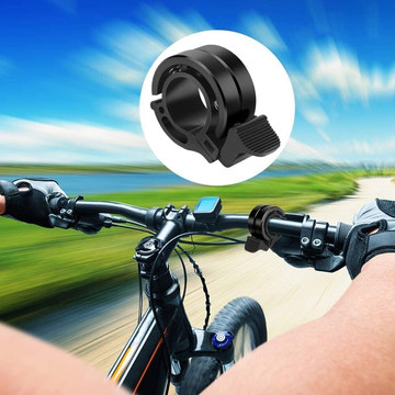 Alogy Metal Bell aluminum alloy bicycle bell for handlebar bicycle universal double row Black
