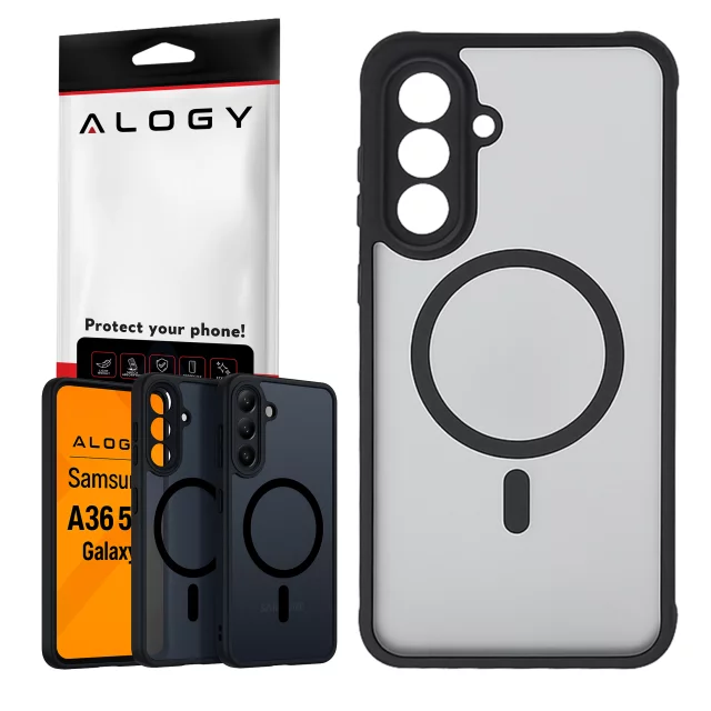 Pouzdro pro Apple iPhone 16 Pro Max Alogy Anti-Shock Hybrid Case pro MagSafe Transparent