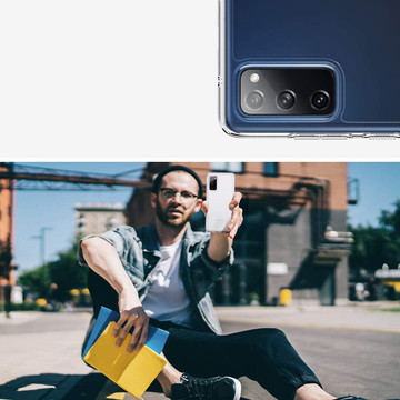 Spigen Ultra Hybrid Case for Samsung Galaxy S20 FE Crystal Clear Glass Alogy Full