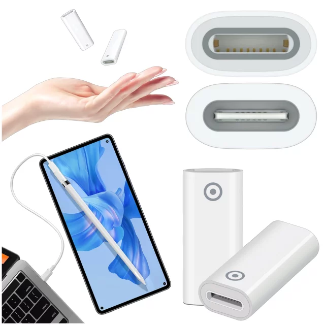 Magnetické pero Alogy pro poznámkové a skicovací pero pro Apple iPad Pro/ Air/ Mini White