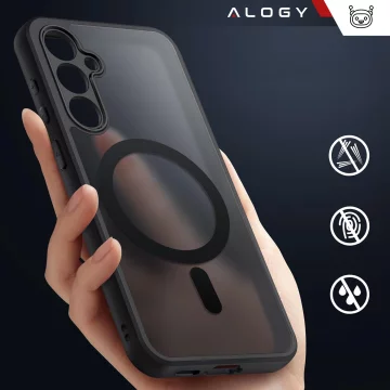 Pouzdro pro Apple iPhone 16 Pro Max Alogy Anti-Shock Hybrid Case pro MagSafe Transparent