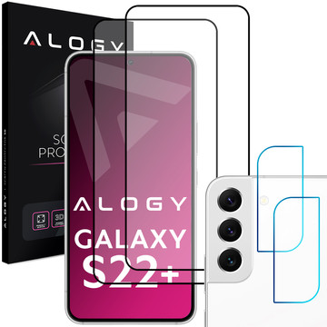 2x Alogy Glass Full Glue FC 2x Camera Lens Glass for Samsung Galaxy S22 Plus