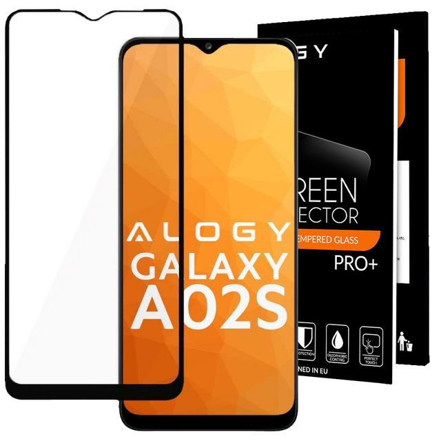 Alogy Full Glue ochranné sklo pro Samsung Galaxy A02s / A03s 164mm černé