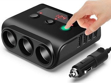 Alogy HUB car adapter for cigarette lighter 12V-24V