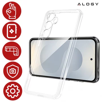 Pouzdro pro Apple iPhone 16 Pro Max Alogy Anti-Shock Hybrid Case pro MagSafe Transparent