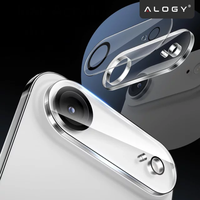 Alogy Lens Protector Pro™ – čirý – ochranný kryt objektivu fotoaparátu pro Apple iPhone 17 Air, tvrzený a odolný proti poškrábání, přesné nasazení