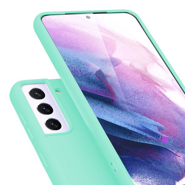 Alogy Thin Soft Case for Samsung Galaxy S22 Turquoise Glass