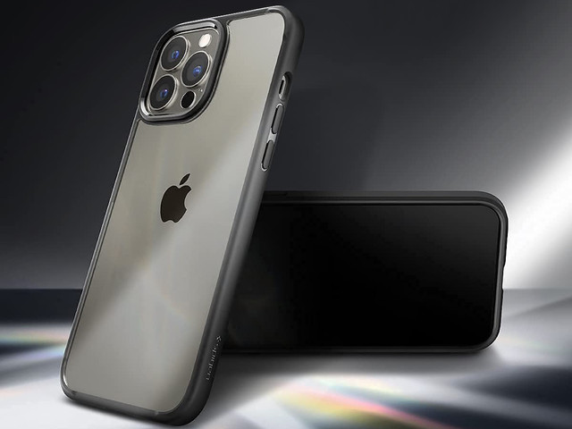 Kryt Spigen Ultra Hybrid pro Apple iPhone 13 Pro Matte Black Glass