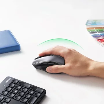 Ugreen MK006 Wireless Keyboard Mouse Set 2.4 GHz Black