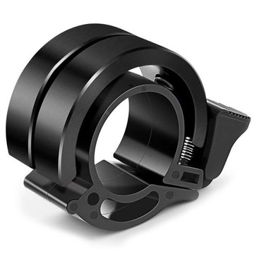 Alogy Metal Bell aluminum alloy bicycle bell for handlebar bicycle universal double row Black