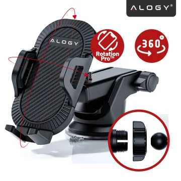 Alogy 3-in-1 car phone holder for the windshield, dashboard grille, cockpit Organizer