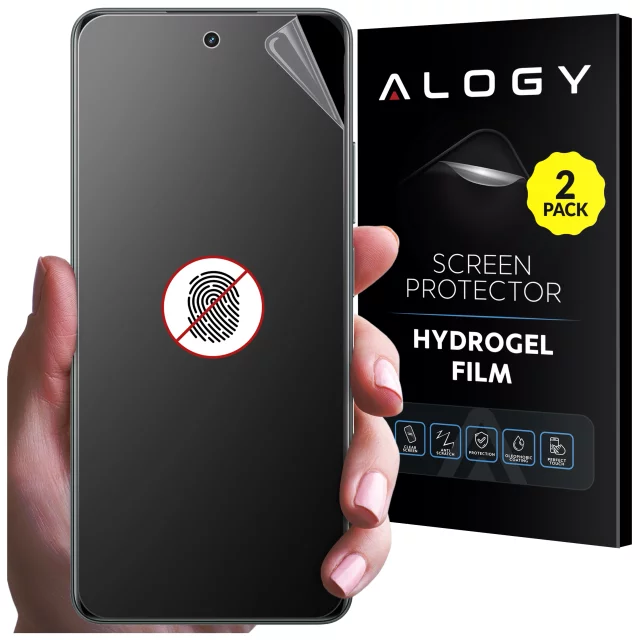 2x Folia "MATOWA" do Realme C53 / C55 / C67 4G / C63 Hydrożelowa Alogy HydroSkin Matte Pro™ na ekran do etui "BEZ ODCISKU PALCÓW"