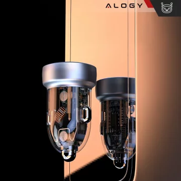 HUB splitter Alogy Adaptér pro počítačový notebook s USB-C na 3x USB-A 2.0 1x USB-A 3.0 šedý