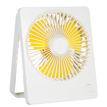 Alogy noiseless fan Mini Folding desk fan adjustable White