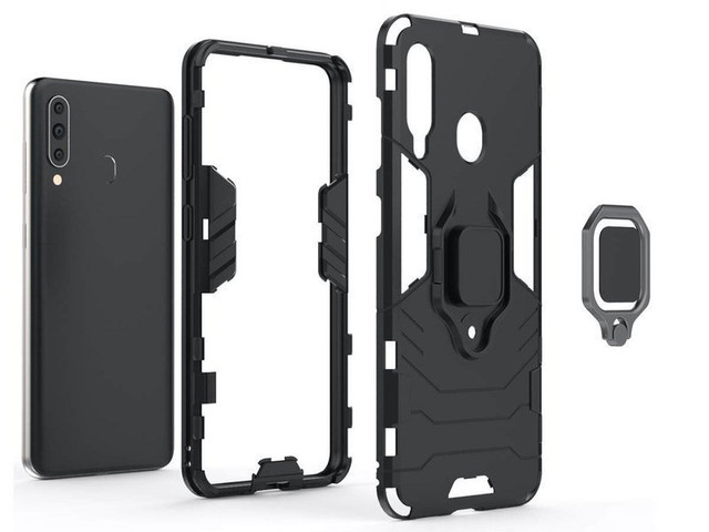 Pouzdro Alogy Stand Ring Armor pro Samsung Galaxy A60 / M40 černé sklo Alogy