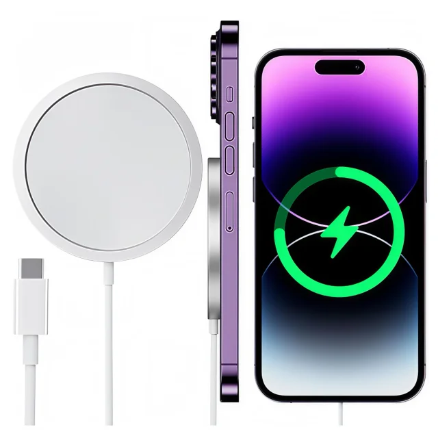 Alogy bezdrátová nabíječka pro MagSafe 20W pro iPhone 12/13/14 / PRO / MAX / MINI bílá