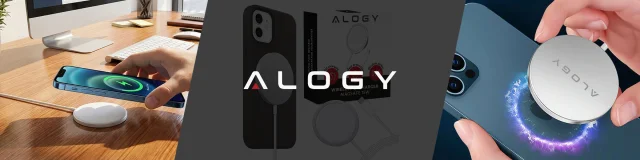 Ładowarka indukcyjna do iPhone do MagSafe – bezprzewodowa 20W, szybkie i stabilne ładowanie dla iPhone 12/13/14/15/16/17/ Pro / Max / Mini / Air – Alogy MagCharge™ Biała
