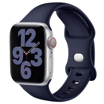 Alogy Sports Rubber Strap für Apple Watch 42/44/45 / 49mm Marineblau