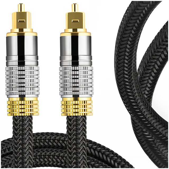 Optický digitální kabel Alogy 6.0mm Audio TV PC 5m kabel