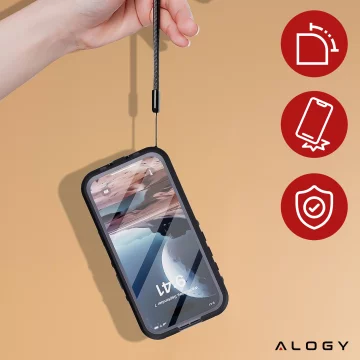 Alogy HydroArmor™ IP68 Waterproof Case with Clear Back 360 MagSafe Armor Case for Apple iPhone 16 Pro