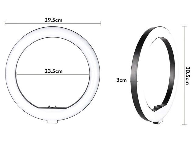 Alogy Ring A33 photographic ring lamp for makeup photos tripod