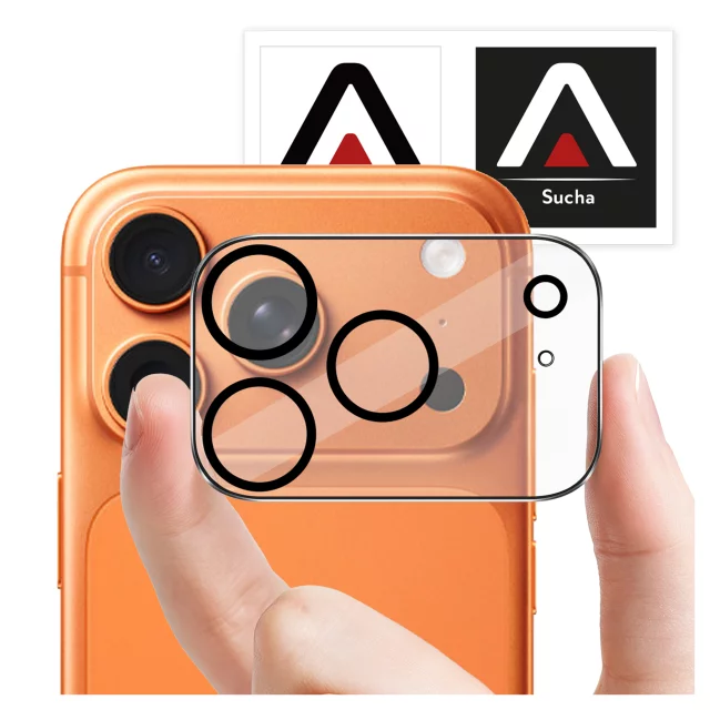 2x Kameralinsenglas für Apple iPhone 16 Pro / 16 Pro Max Alogy Lens Protector Pro Transparent