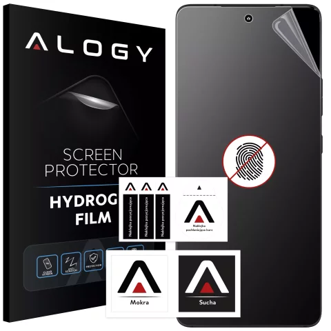 „MATTE“-Folie für Motorola Edge 30 Ultra Hydrogel Alogy HydroSkin Matte Pro™ Display für „FINGERPRINT FREE“-Hülle