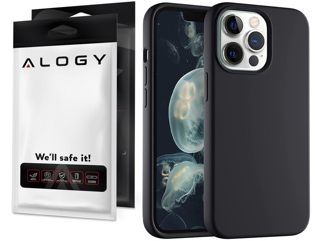 Ochranné pouzdro na telefon Alogy Thin Soft Case pro iPhone 13 Pro Max černé