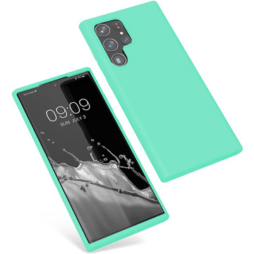 Schutzhülle für Alogy Thin Soft Case für Samsung Galaxy S22 Ultra Türkis