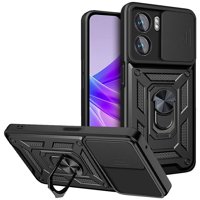Alogy Camshield Stand Ring Case with Camera Cover for Oppo A57 5G / A77 5G